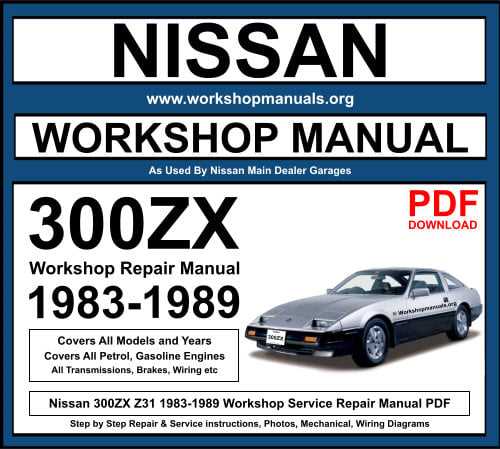 repair manual nissan 300zx