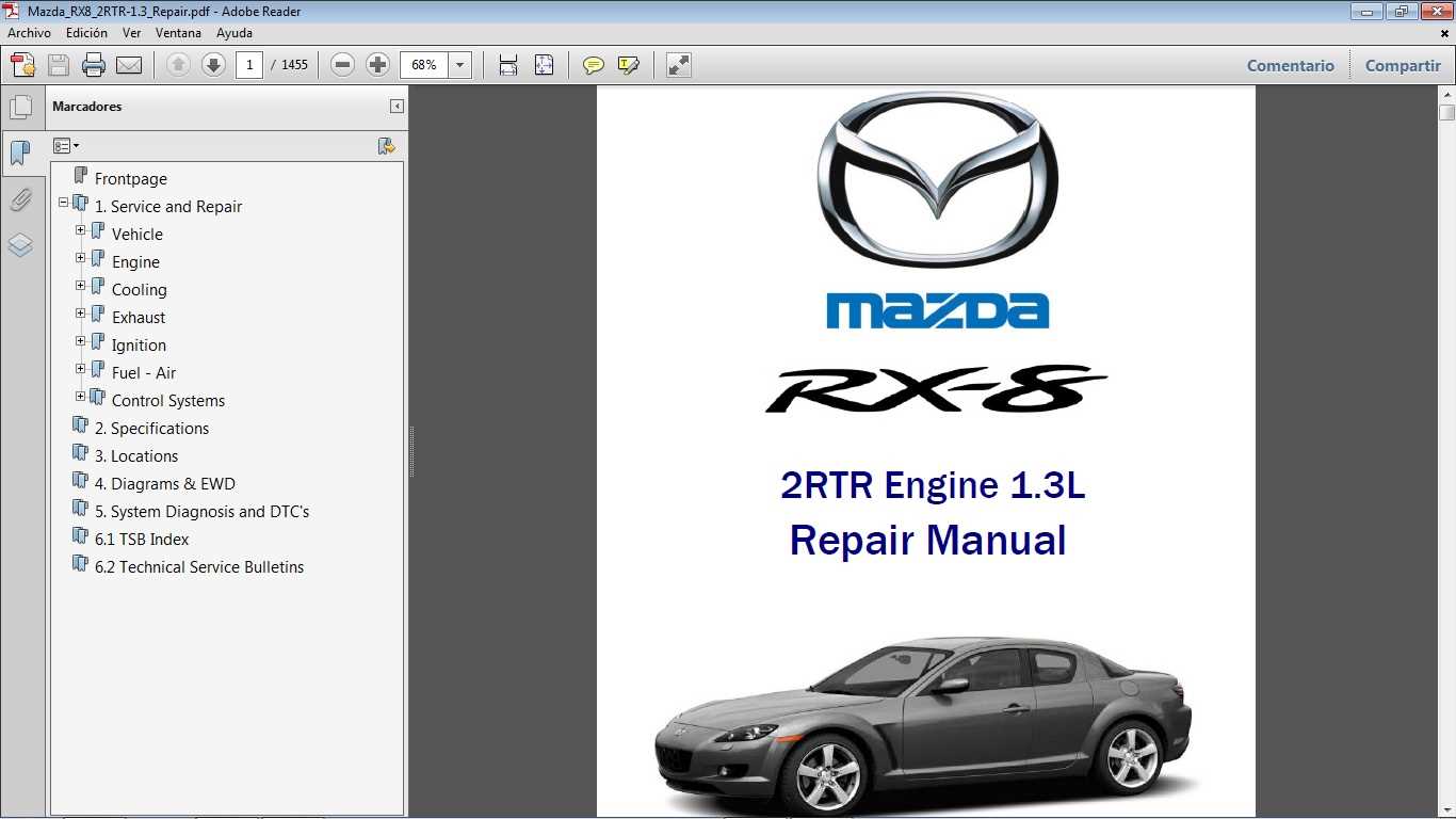 2005 mazda rx 8 repair manual