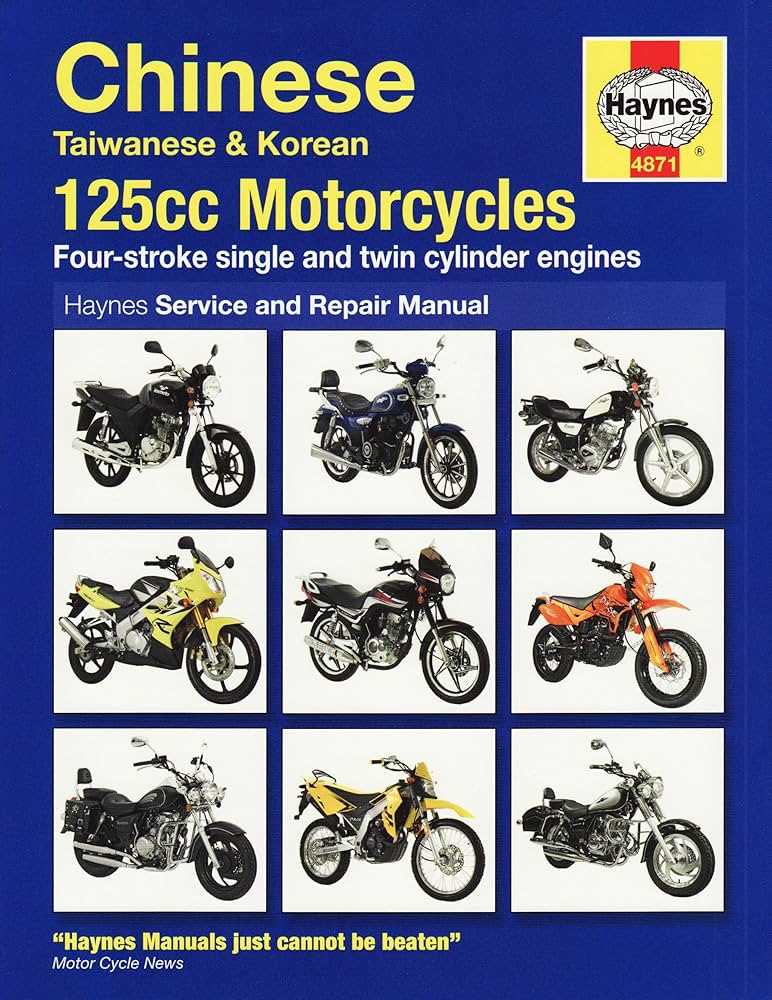 free chinese 125 motorcycles service and repair manual