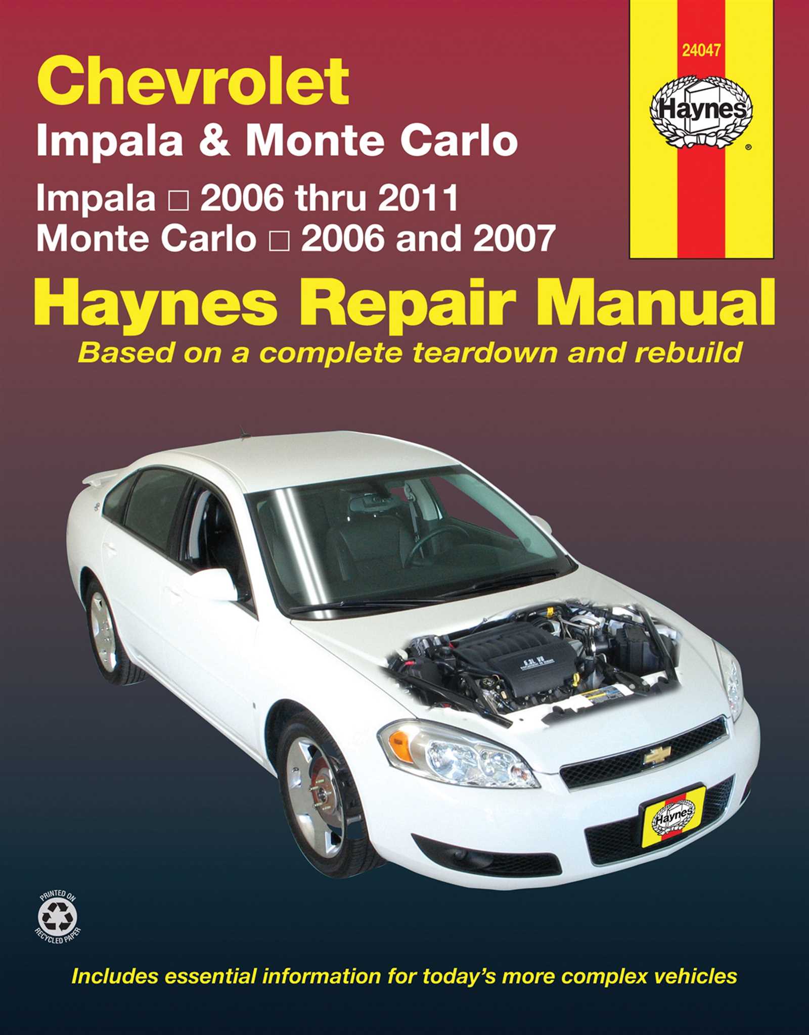 2001 chevy impala repair manual