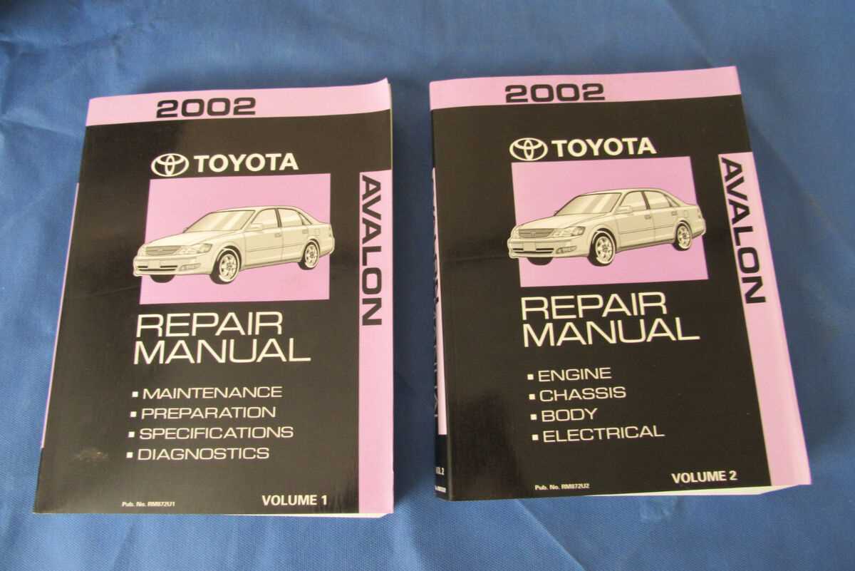 toyota avalon 1997 repair manual