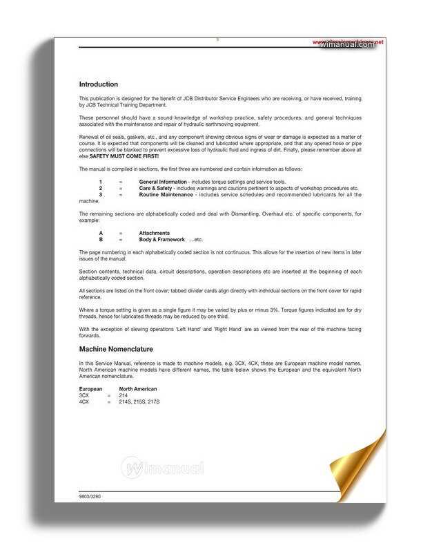 jcb 3cx repair manual