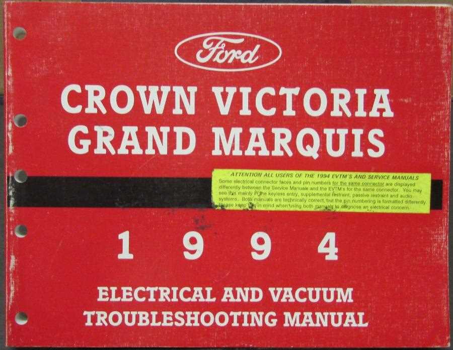 2005 mercury grand marquis repair manual