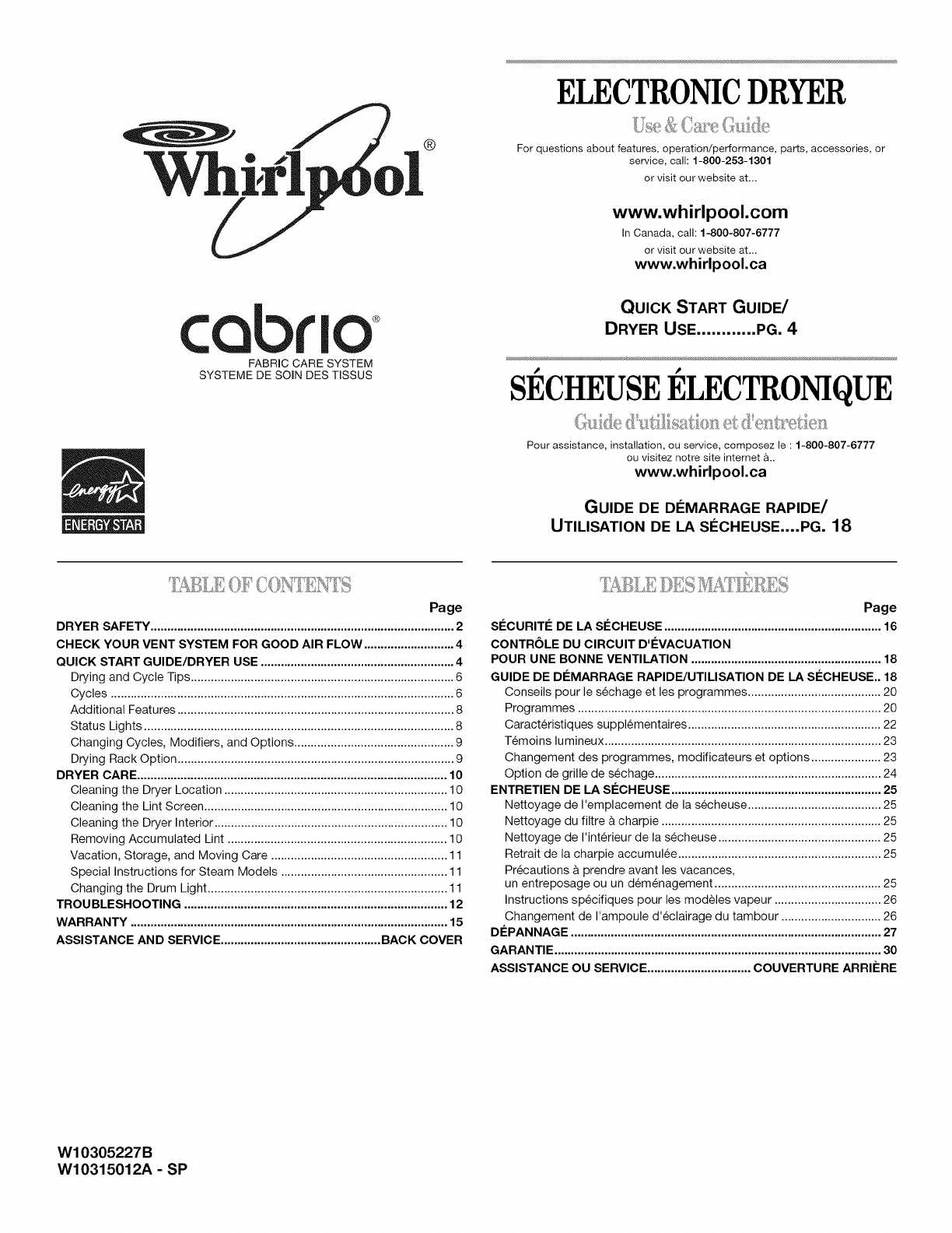 whirlpool cabrio washer repair manual