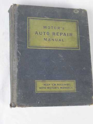 motors auto repair manual 1970