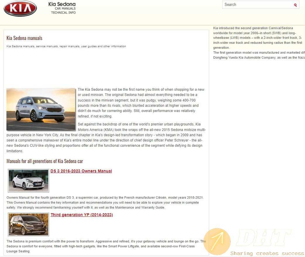 2012 kia sedona repair manual