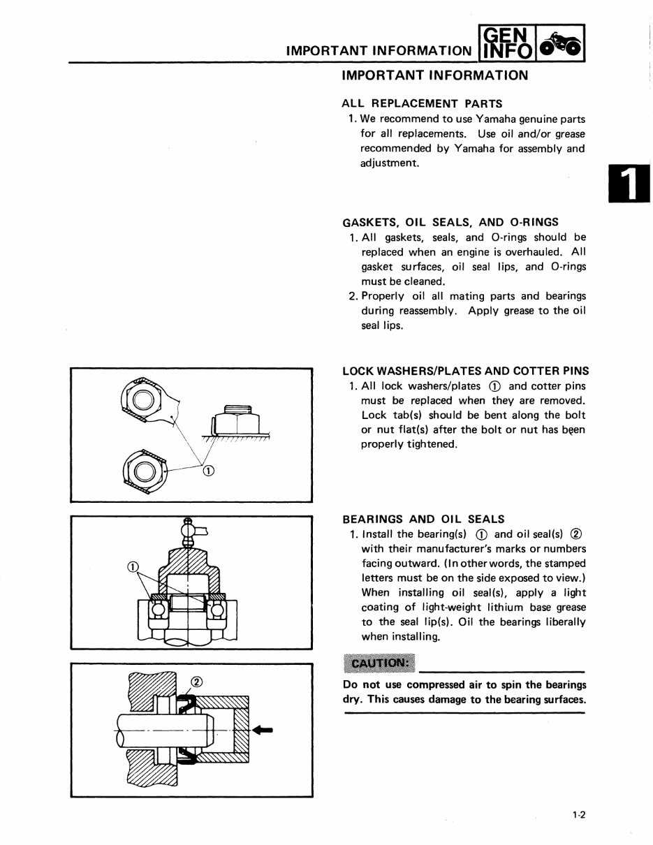 yamaha moto 4 200 repair manual