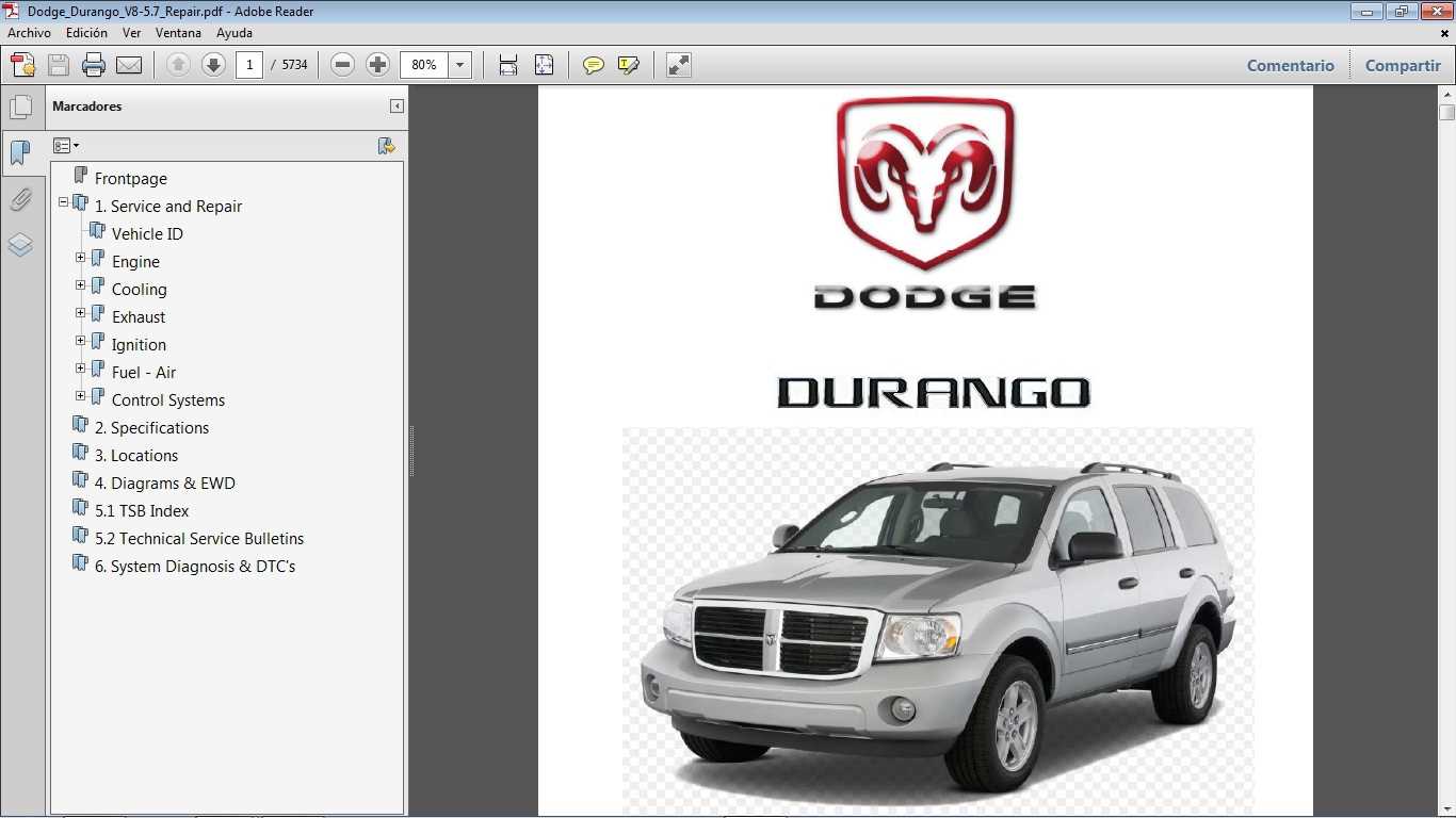 2006 dodge durango repair manual