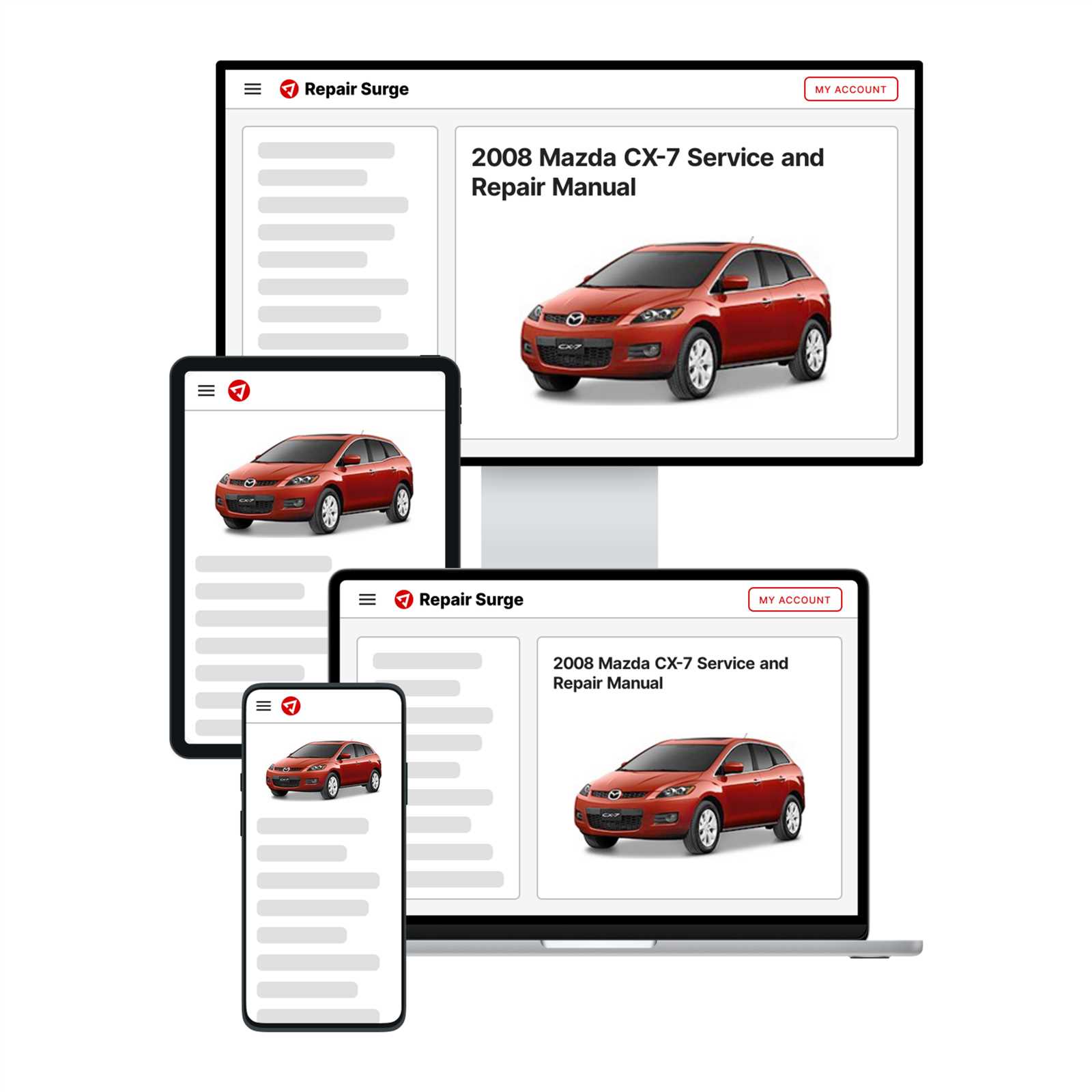 2008 mazda cx 7 repair manual