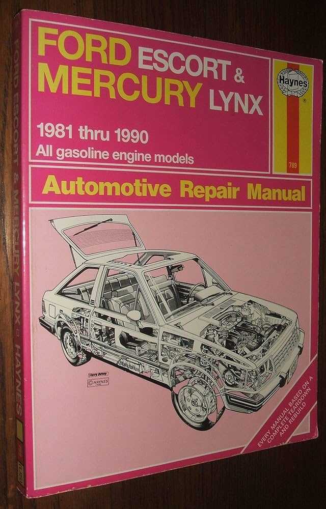 ford escort repair manual