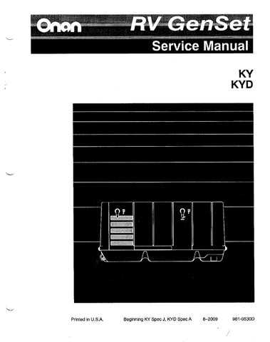 onan 4000 generator repair manual