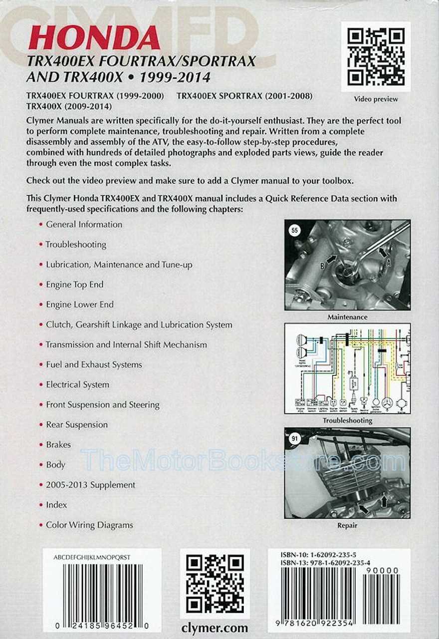 2003 honda 400ex repair manual