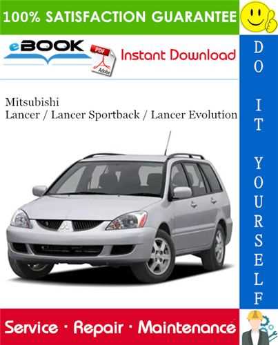 mitsubishi lancer service repair manual