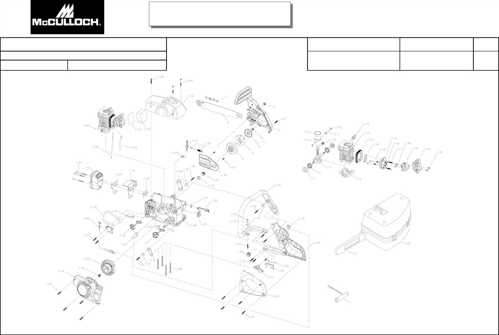 mcculloch chainsaw repair manual