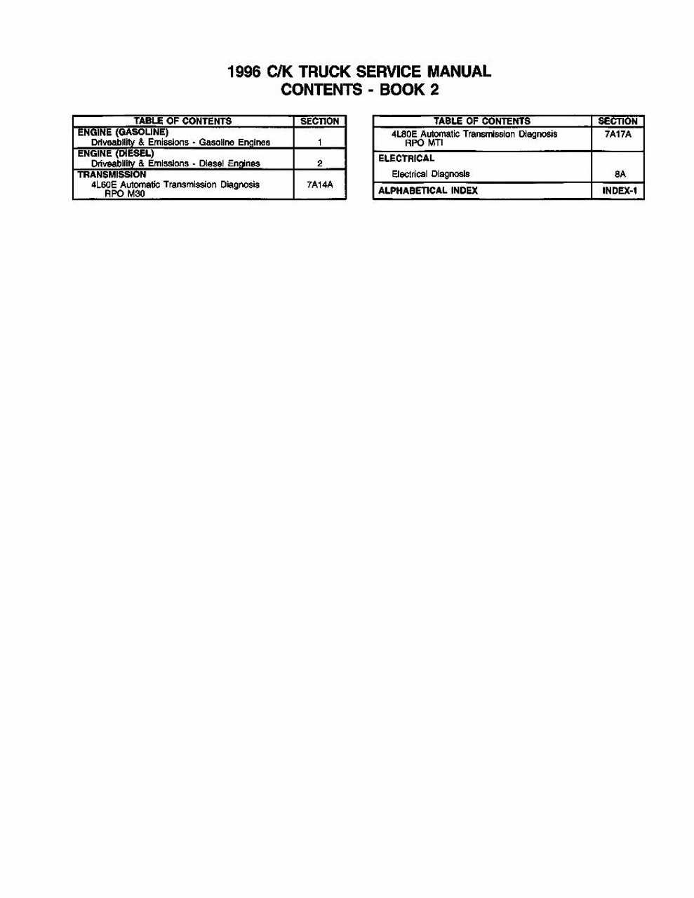 2001 chevy silverado 1500 repair manual