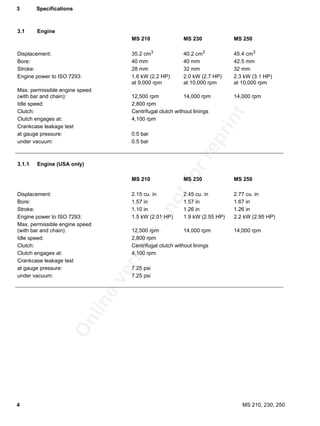 stihl ms 210 c repair manual