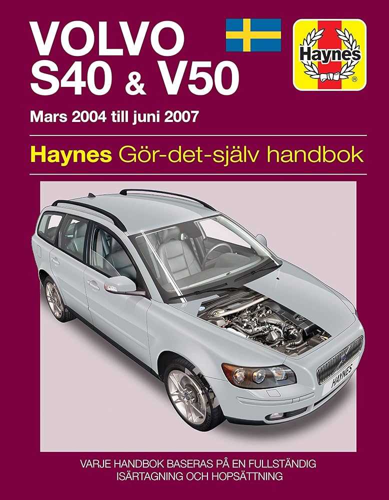 2004 volvo s40 repair manual