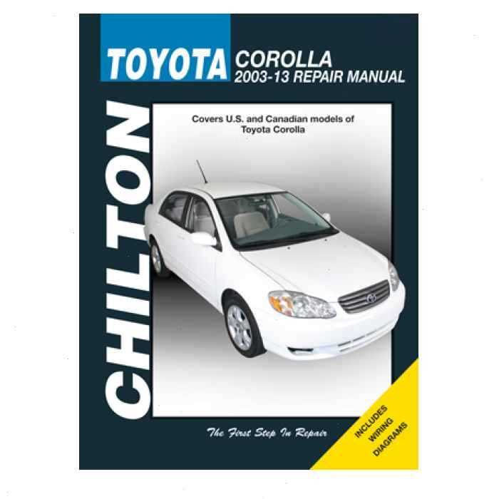 2012 toyota corolla repair manual