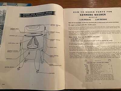 kenmore washing machine model 110 repair manual