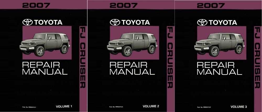 2007 fj cruiser repair manual