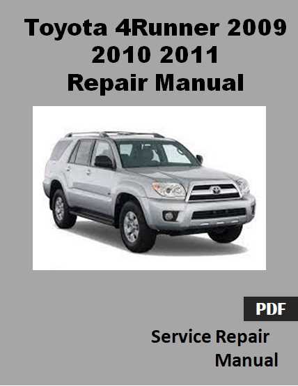 2008 toyota 4runner repair manual