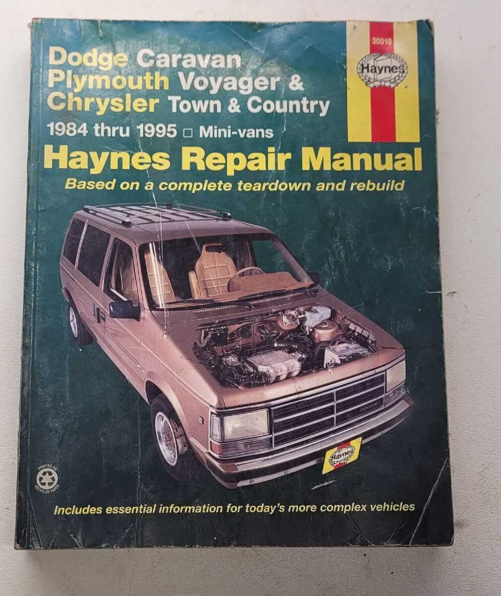 1988 dodge caravan repair manual