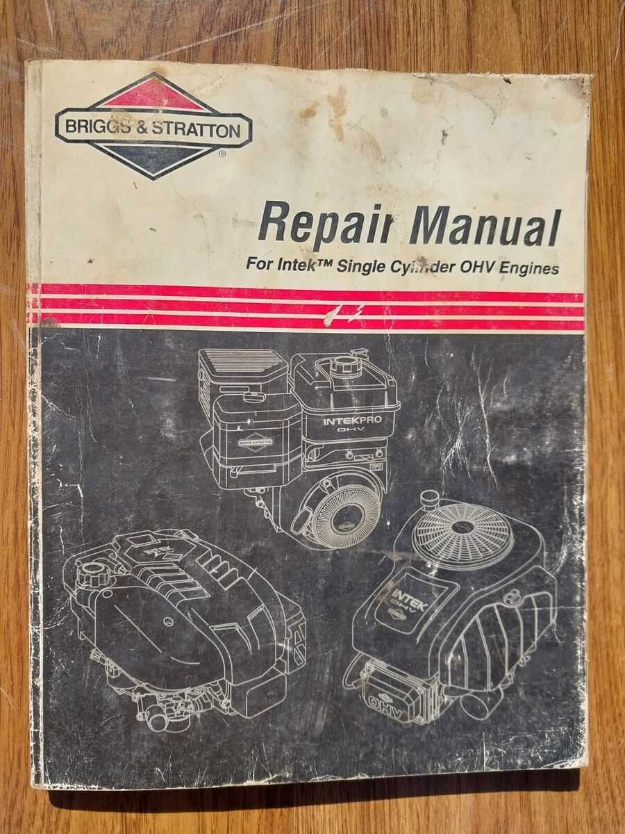 briggs and stratton 12.5 hp engine repair manual