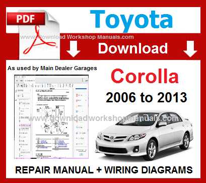 toyota corolla 2011 repair manual