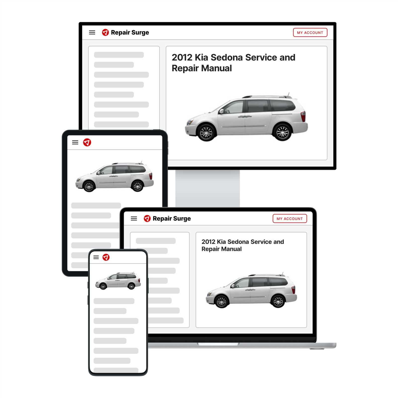 2012 kia sedona repair manual