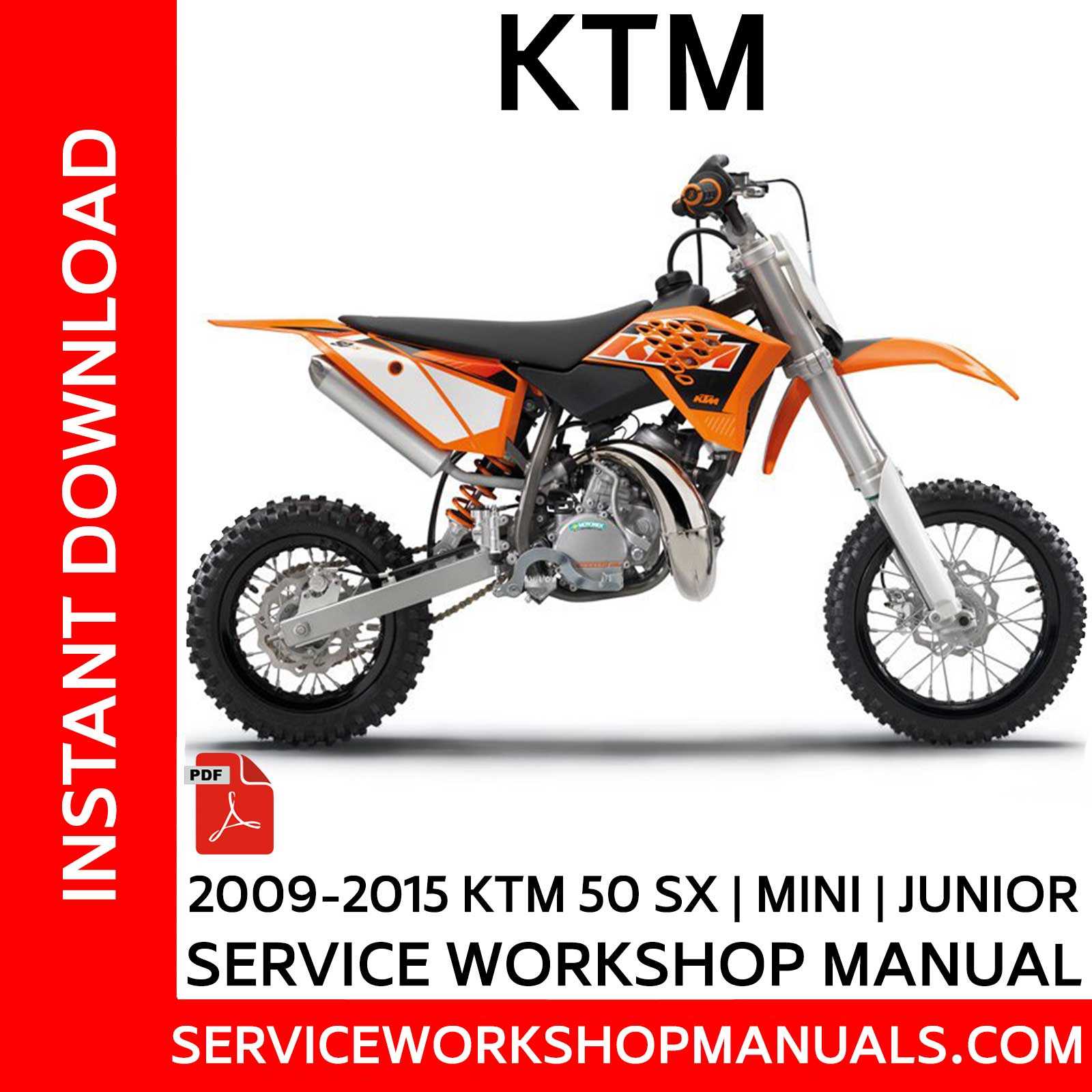 2008 ktm 50 sx repair manual