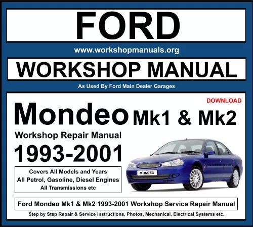 ford shop repair manuals