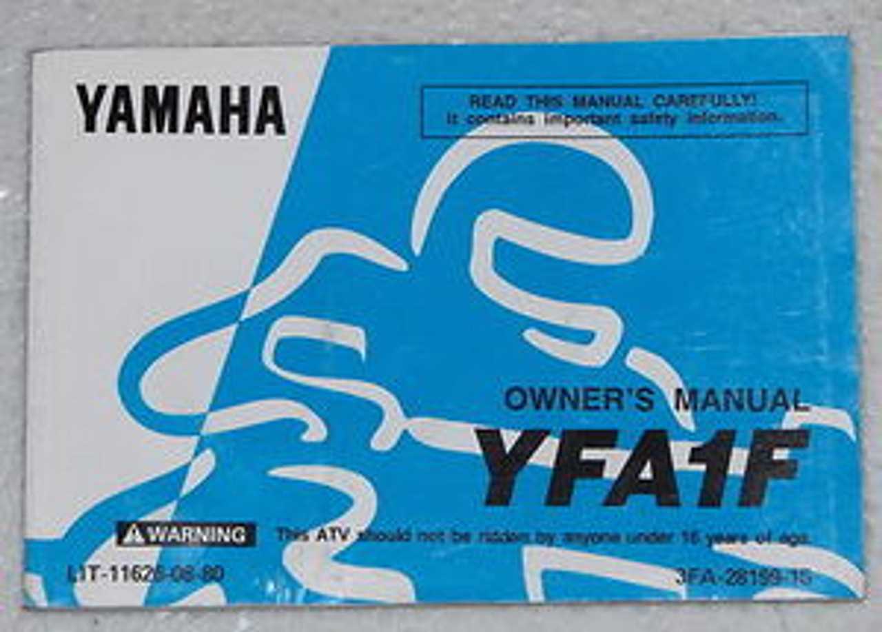 yamaha moto 4 repair manual