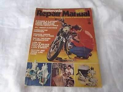 vintage motorcycle repair manuals