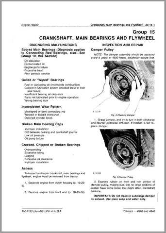 john deere la105 repair manual