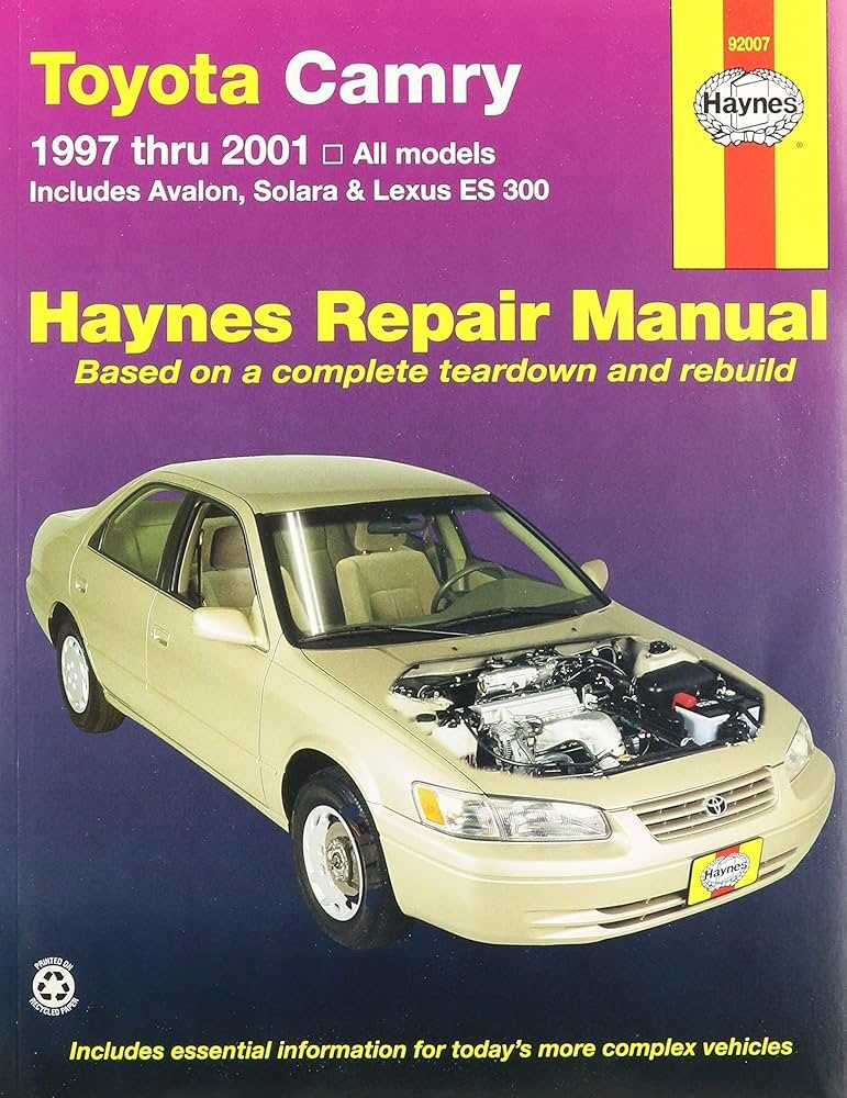 2012 toyota camry repair manual