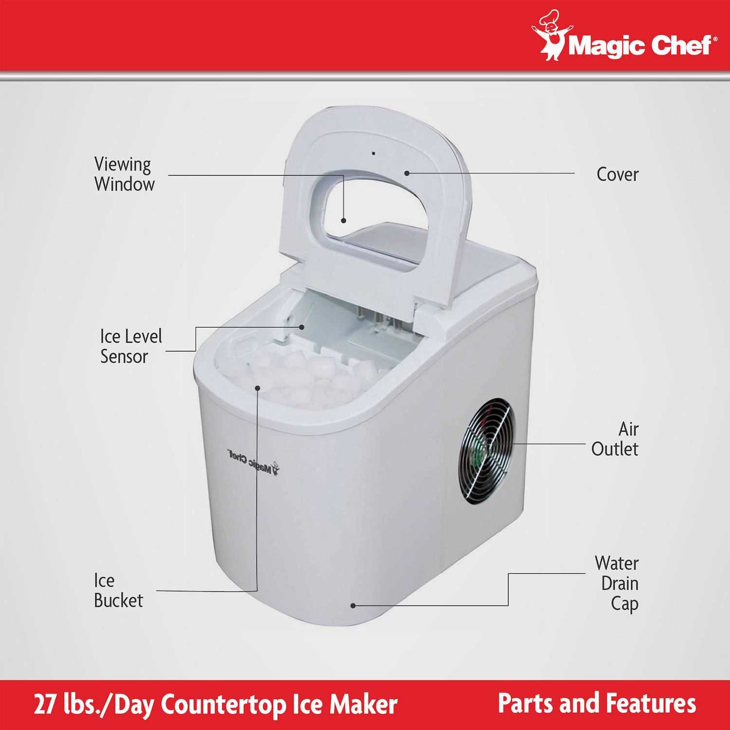 magic chef ice maker repair manual