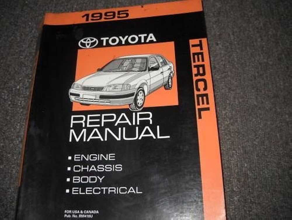 1995 toyota tercel repair manual