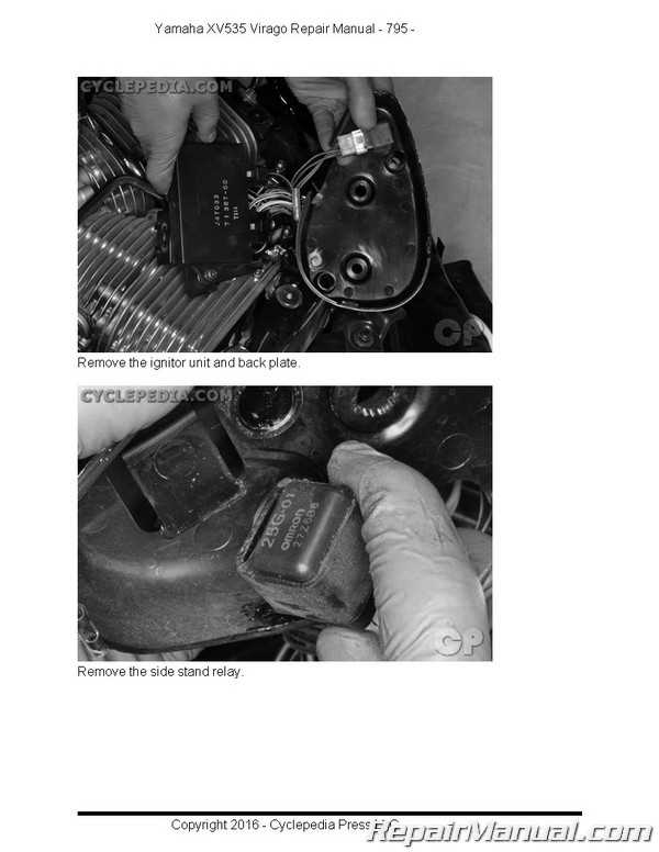 yamaha virago 535 repair manual