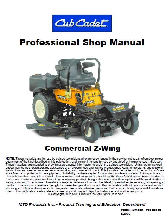 mtd mower repair manual