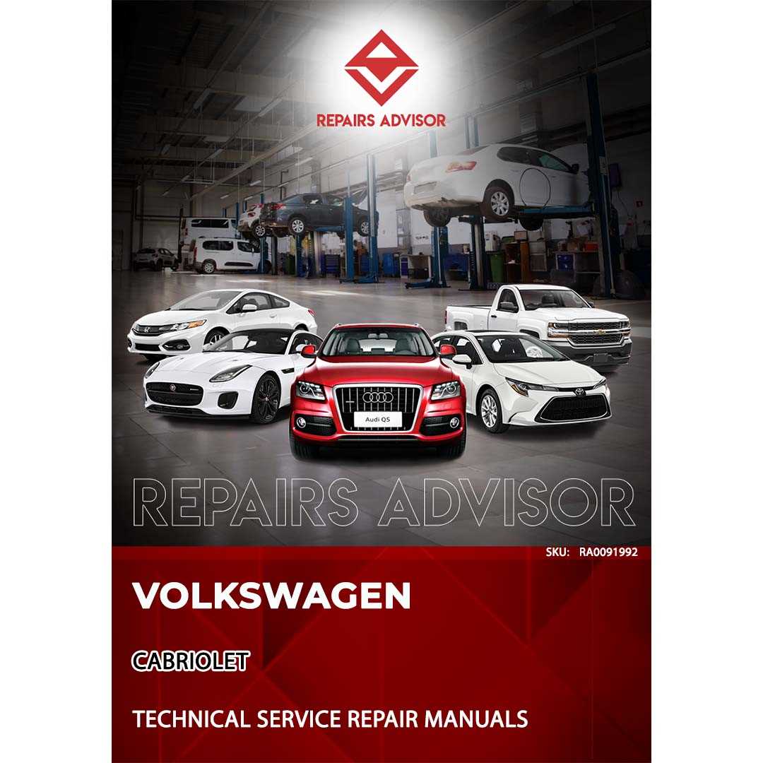 vw cabriolet repair manual