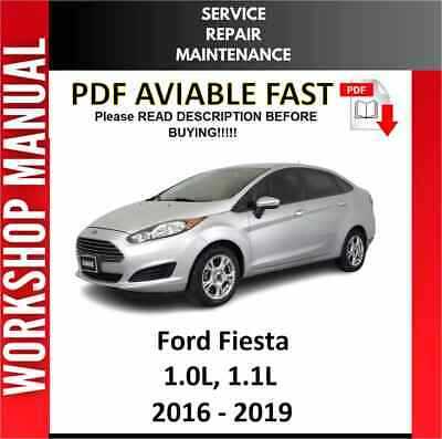 ford fiesta repair manual