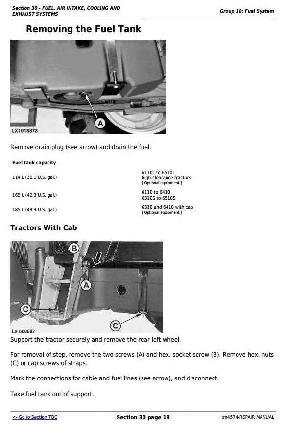 john deere 6410 repair manual