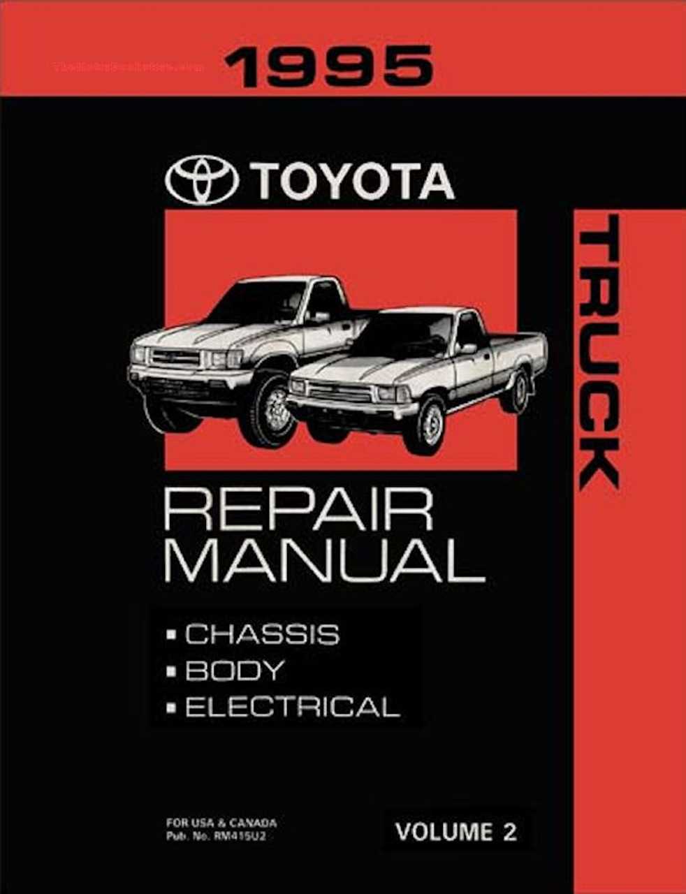 1995 toyota t100 repair manual