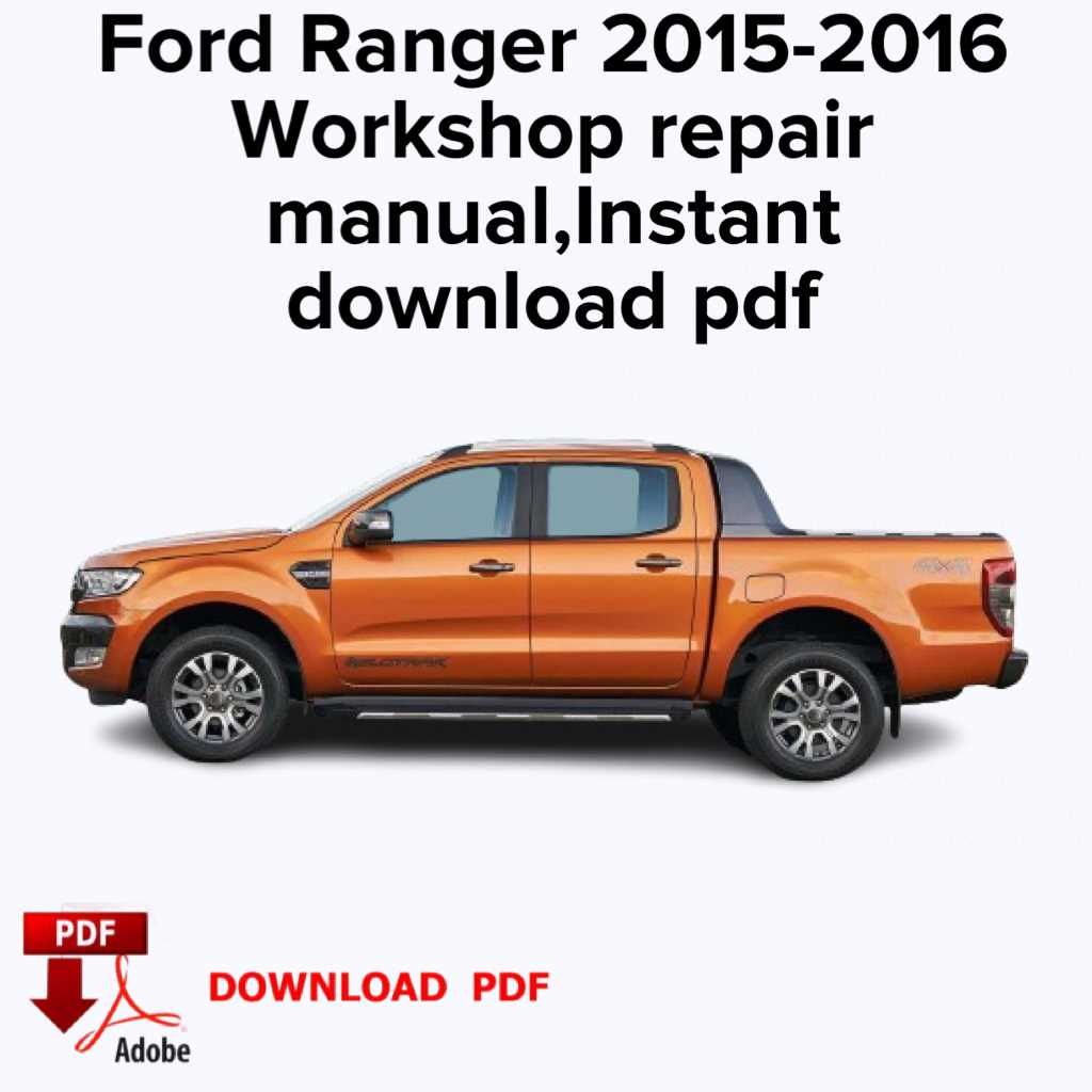 ford ranger repair manual