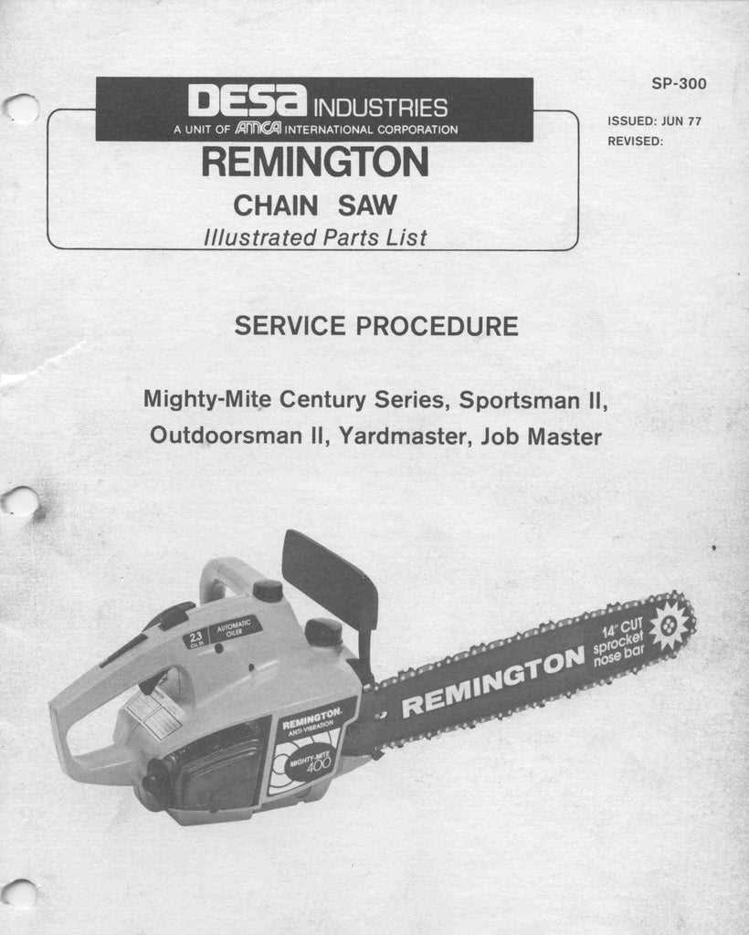 craftsman chainsaw repair manual