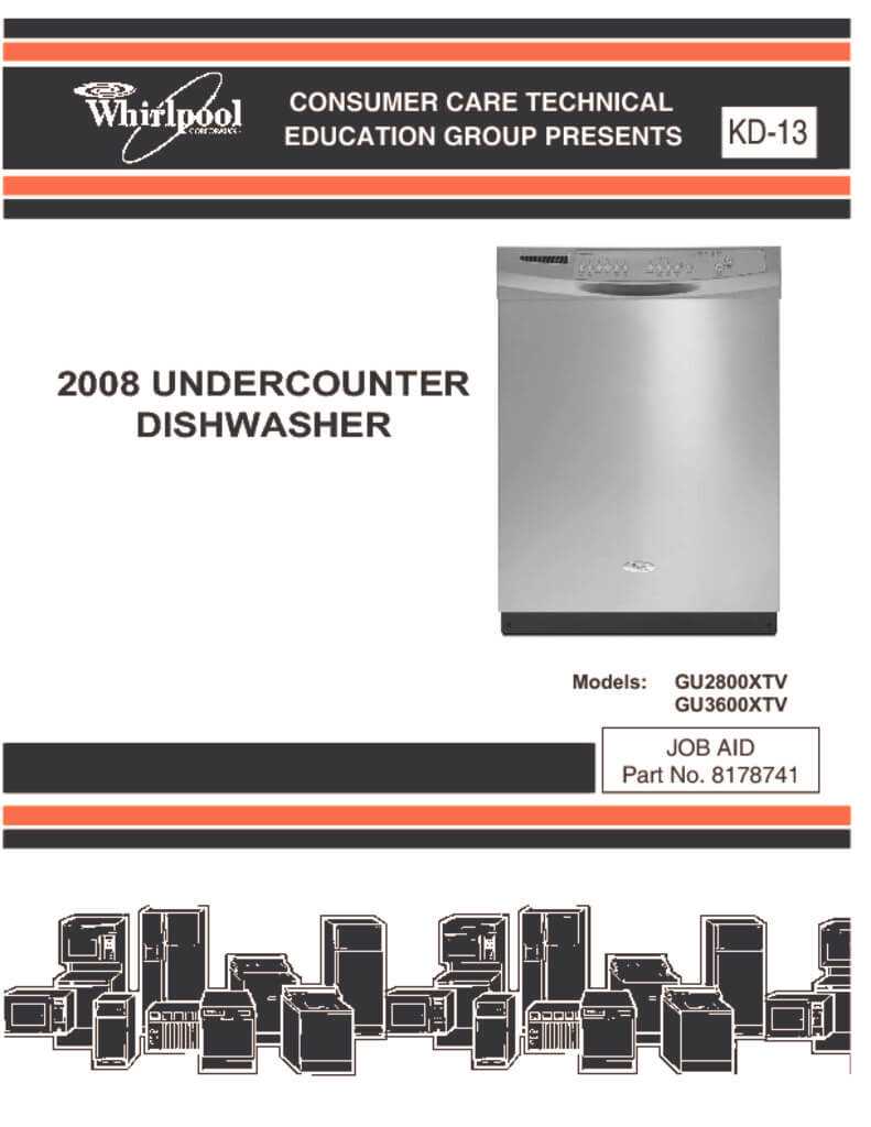 whirlpool repair manual dishwasher