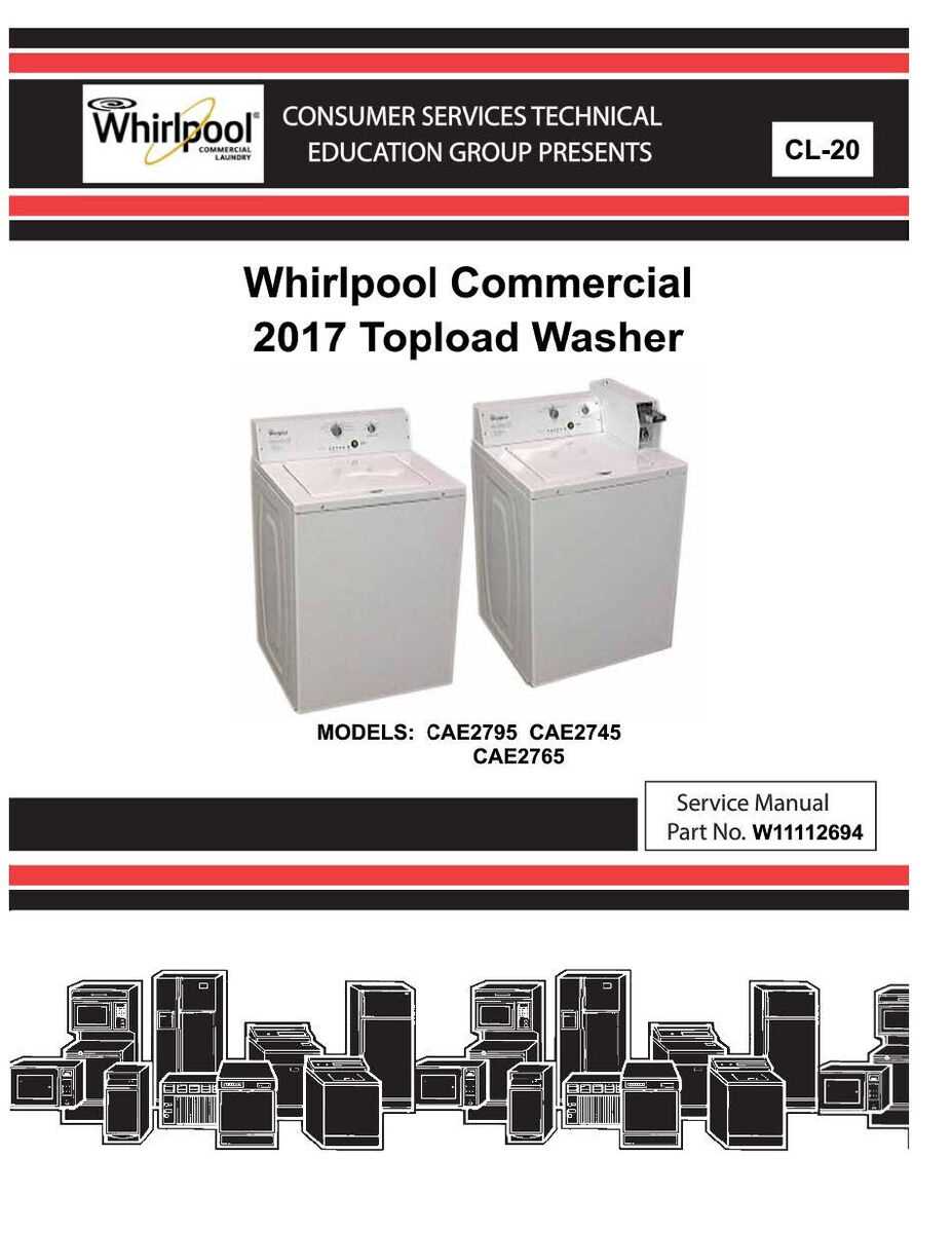 whirlpool washing machine repair manual pdf top load