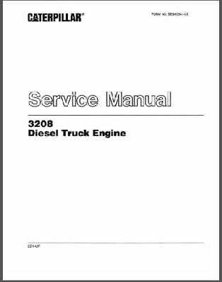 cat 3208 repair manual