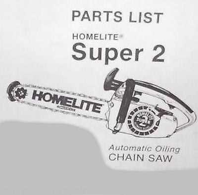 homelite chainsaw repair manual