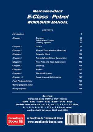 mercedes benz e class repair manual